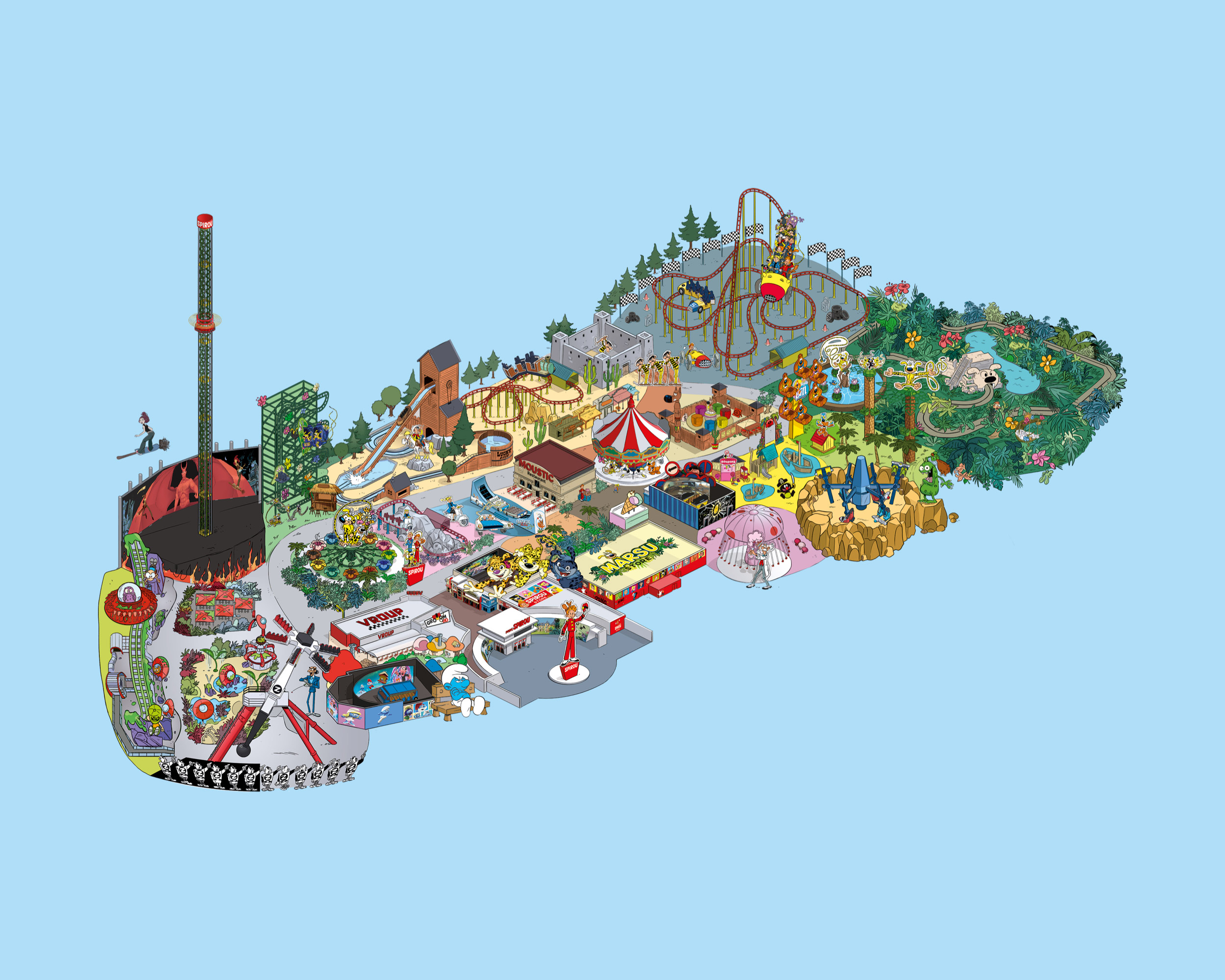 Plan | Parc Spirou